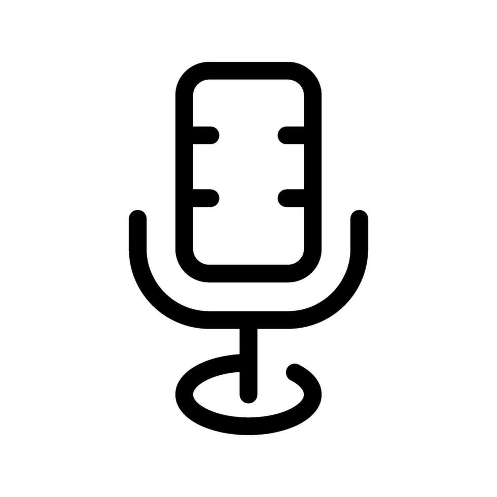 Microphone Icon Vector Symbol Design Illustration