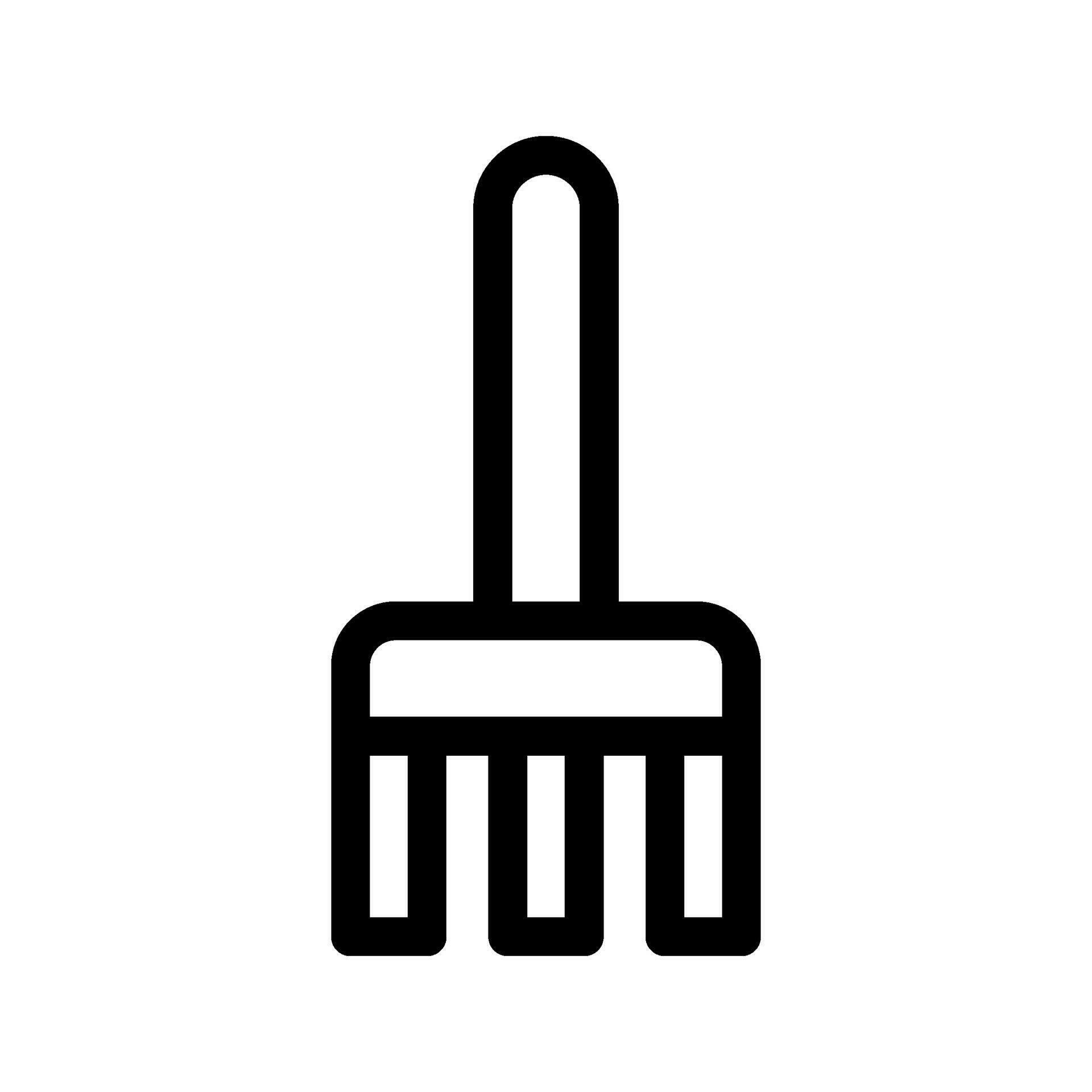 Pitchfork Icon Vector Symbol Design Illustration 26627216 Vector Art at