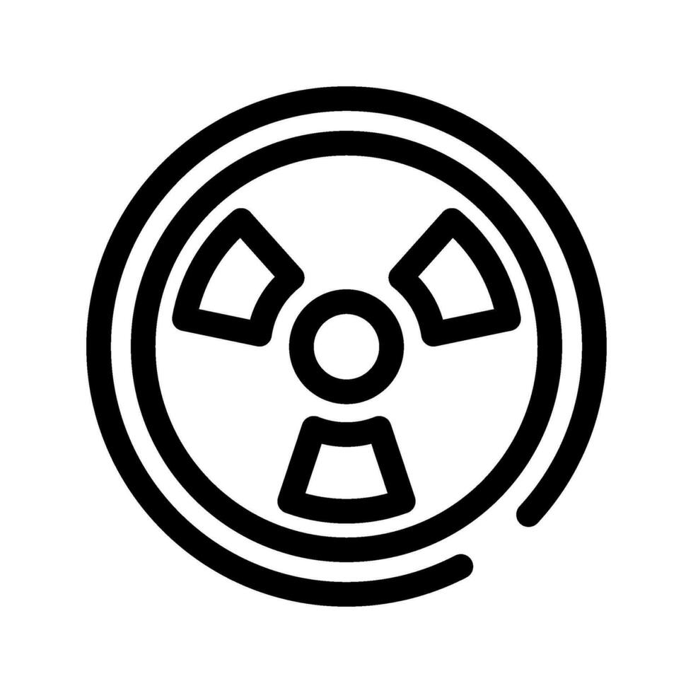 Radiation Icon Vector Symbol Design Illustration