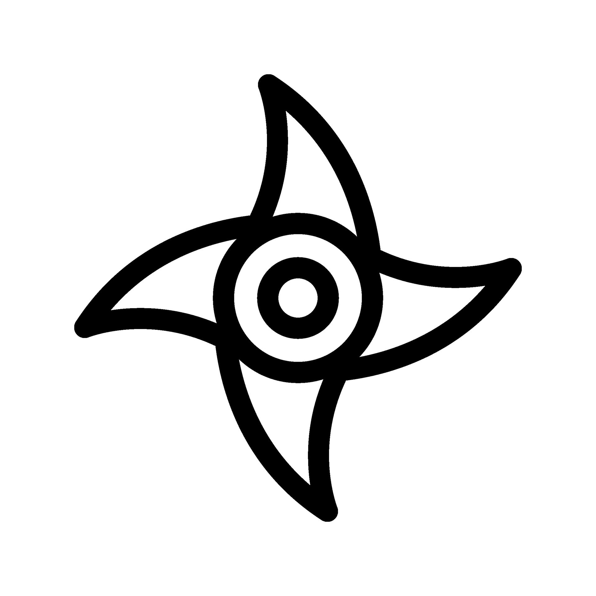 Spinning Blade Icon Vector Symbol Design Illustration 26627235 Vector