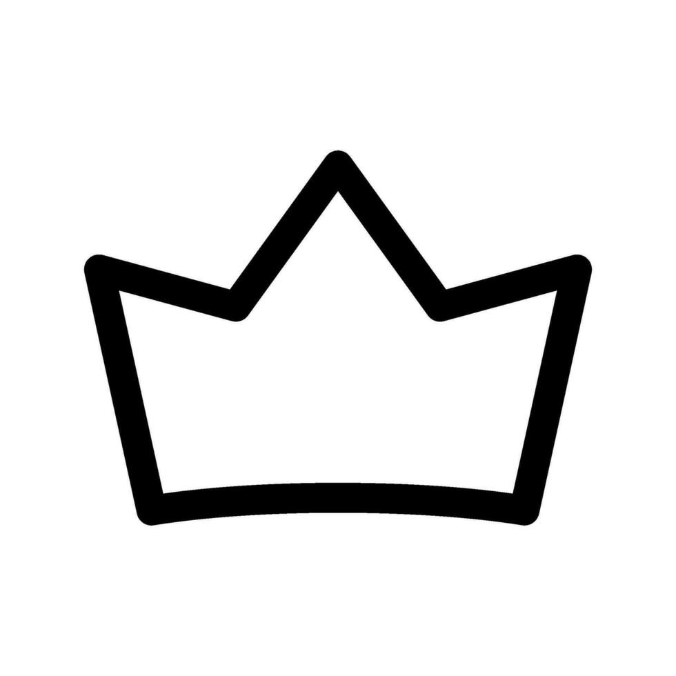 Crown Icon Vector Symbol Design Illustration