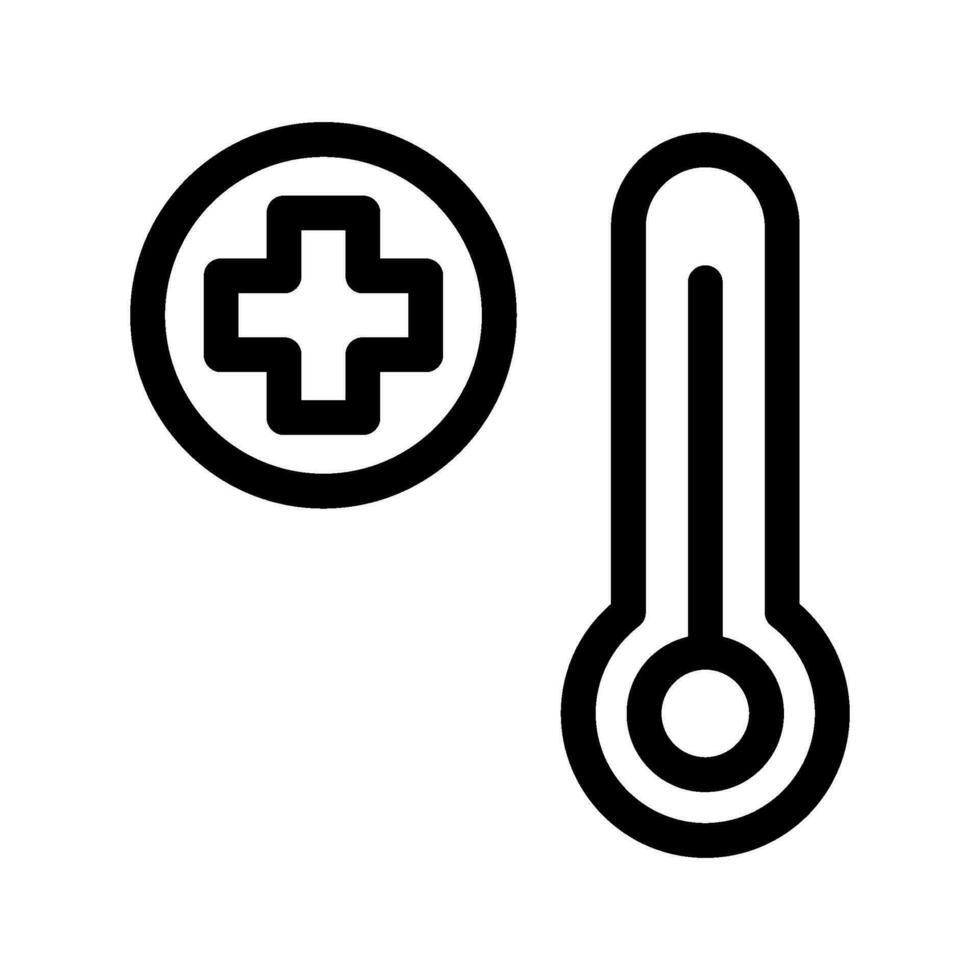 Body Temperature Icon Vector Symbol Design Illustration