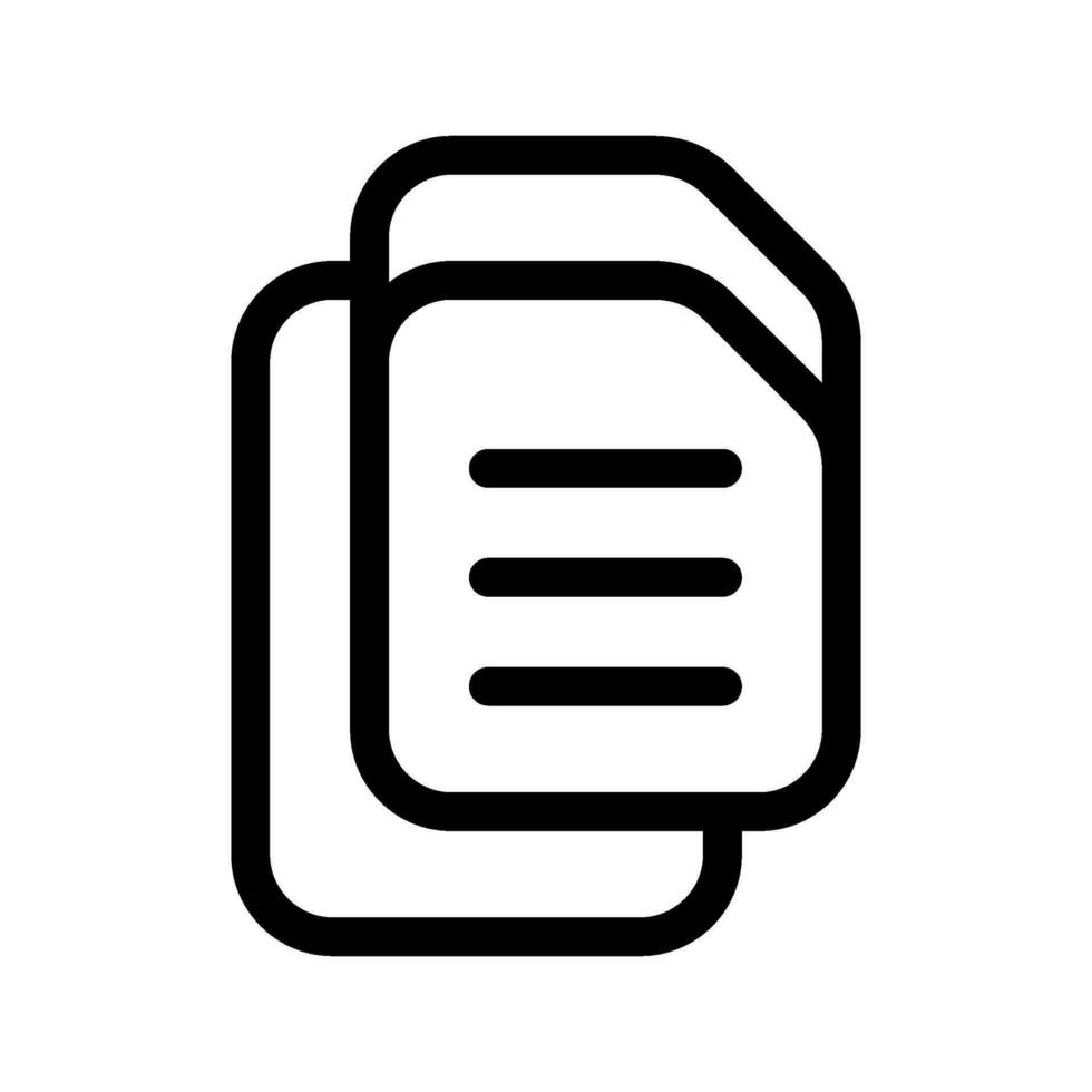 Document Icon Vector Symbol Design Illustration