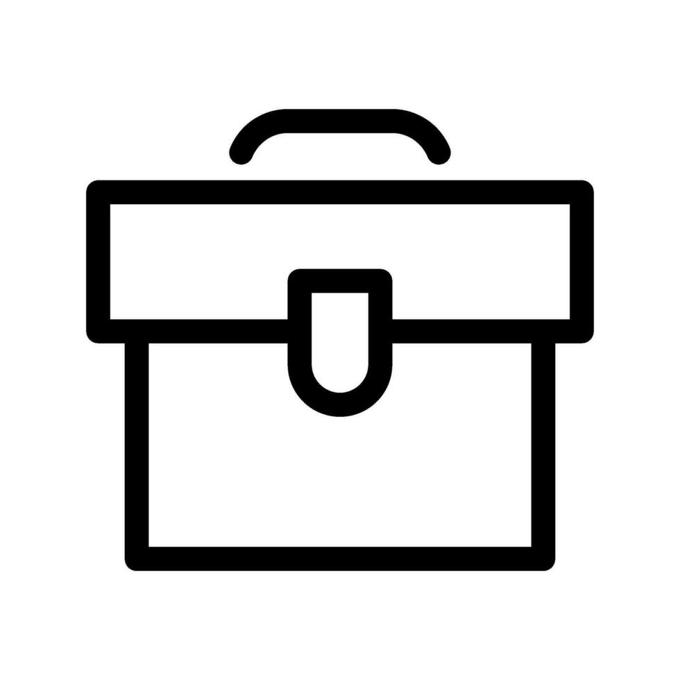 Briefcase Icon Vector Symbol Design Illustration