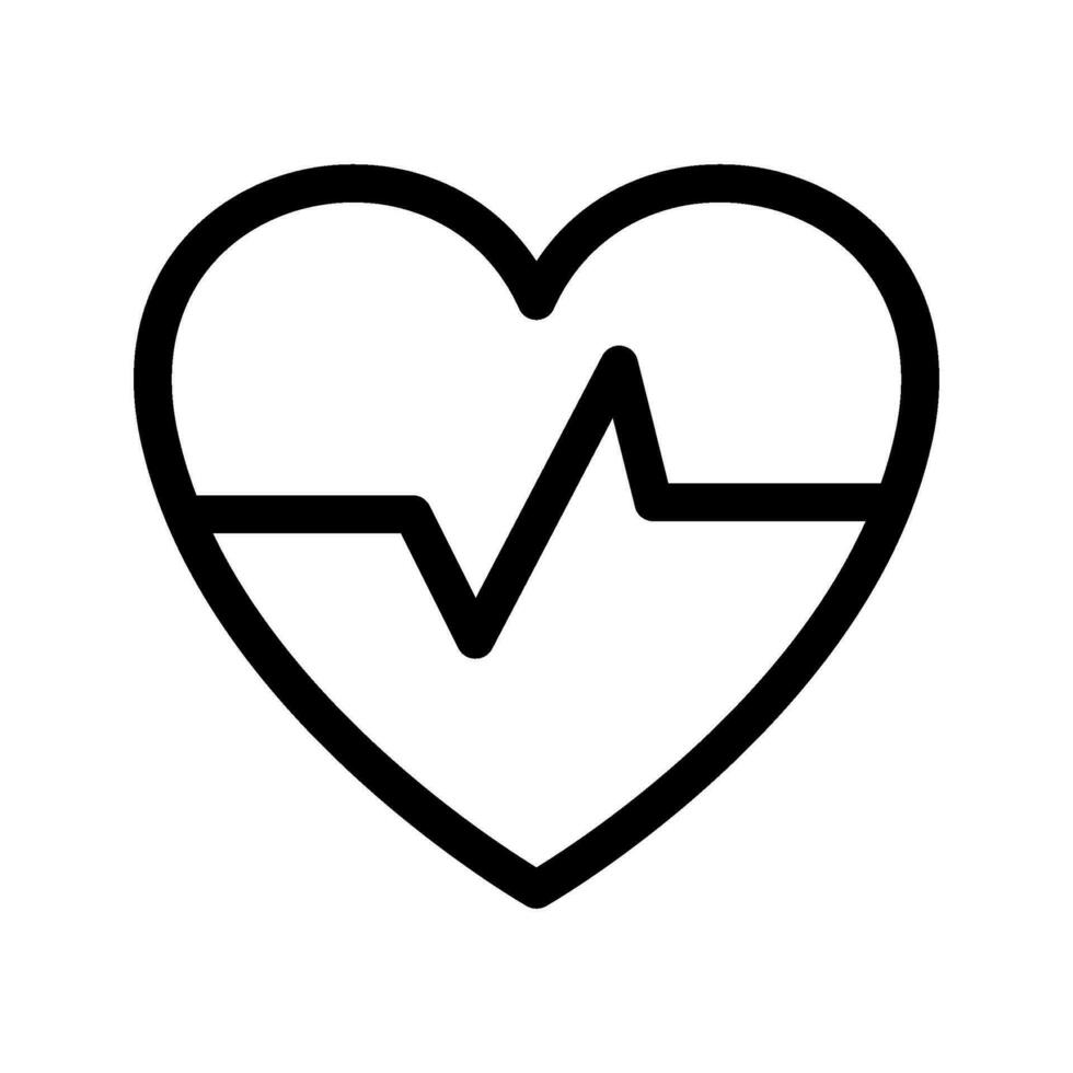 Heart Pulse Icon Vector Symbol Design Illustration