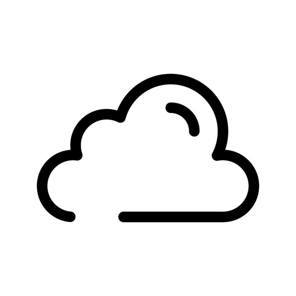 nube icono vector símbolo diseño ilustración