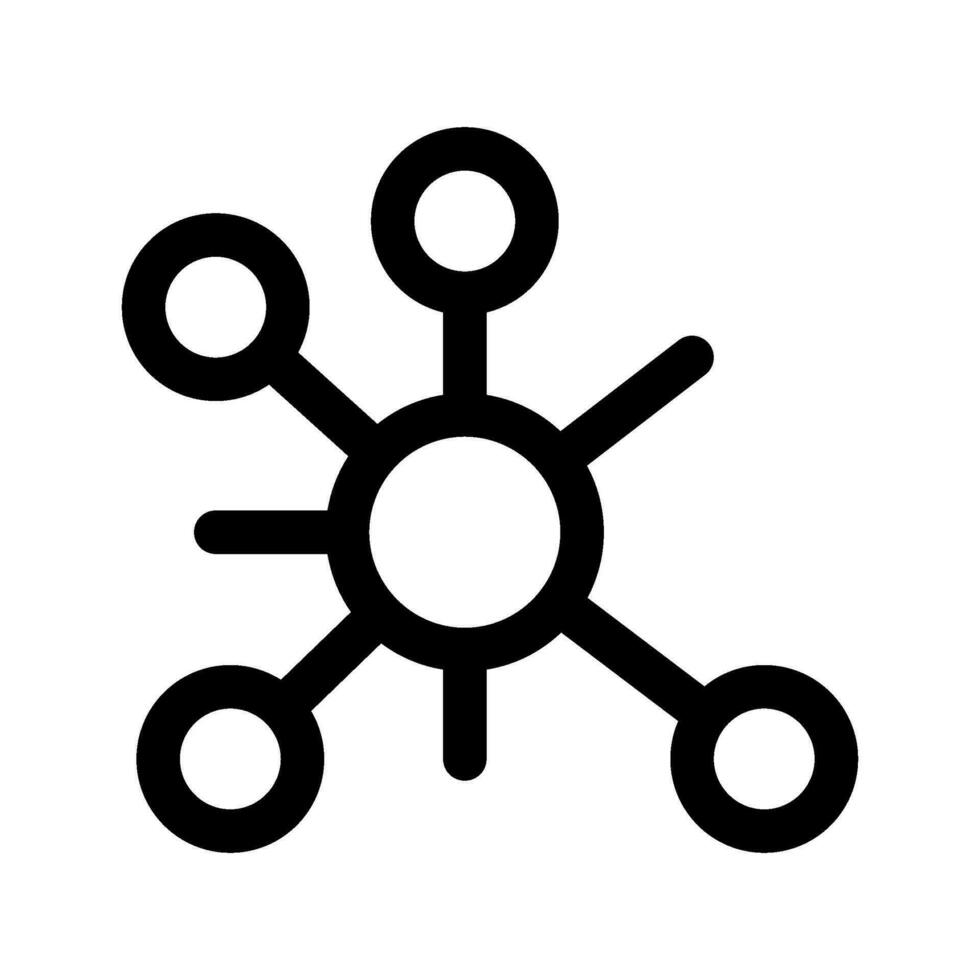 Atom Icon Vector Symbol Design Illustration