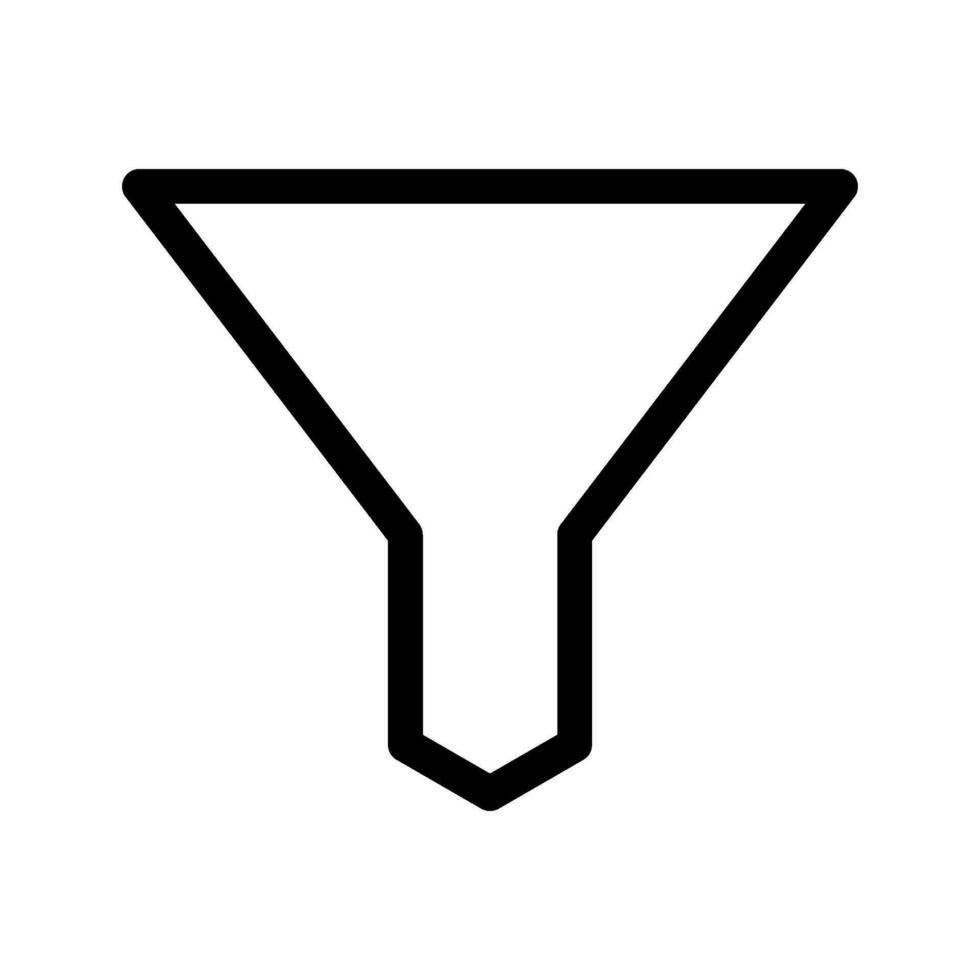 Filter Icon Vector Symbol Design Illustration