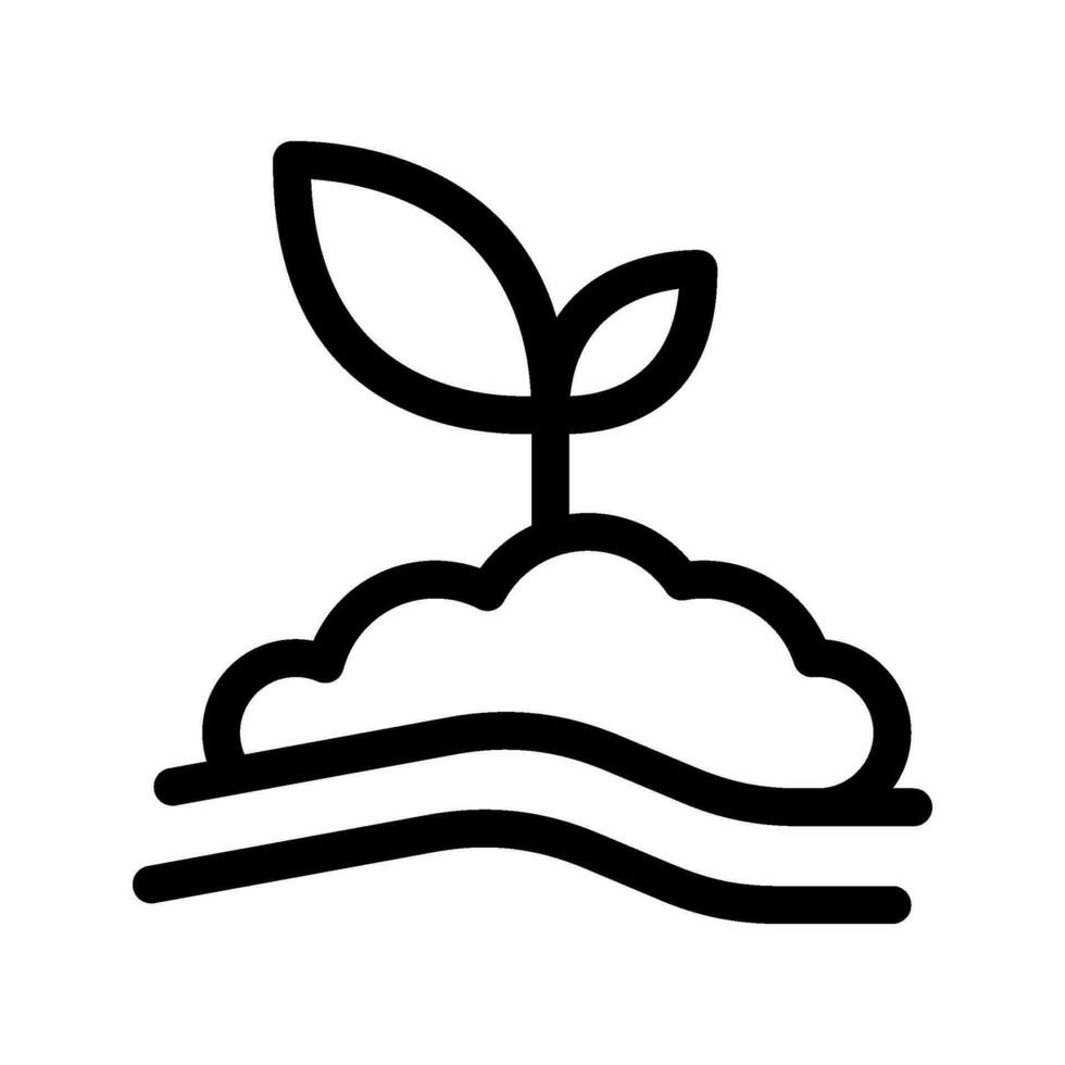 sostenible suelo icono vector símbolo diseño ilustración