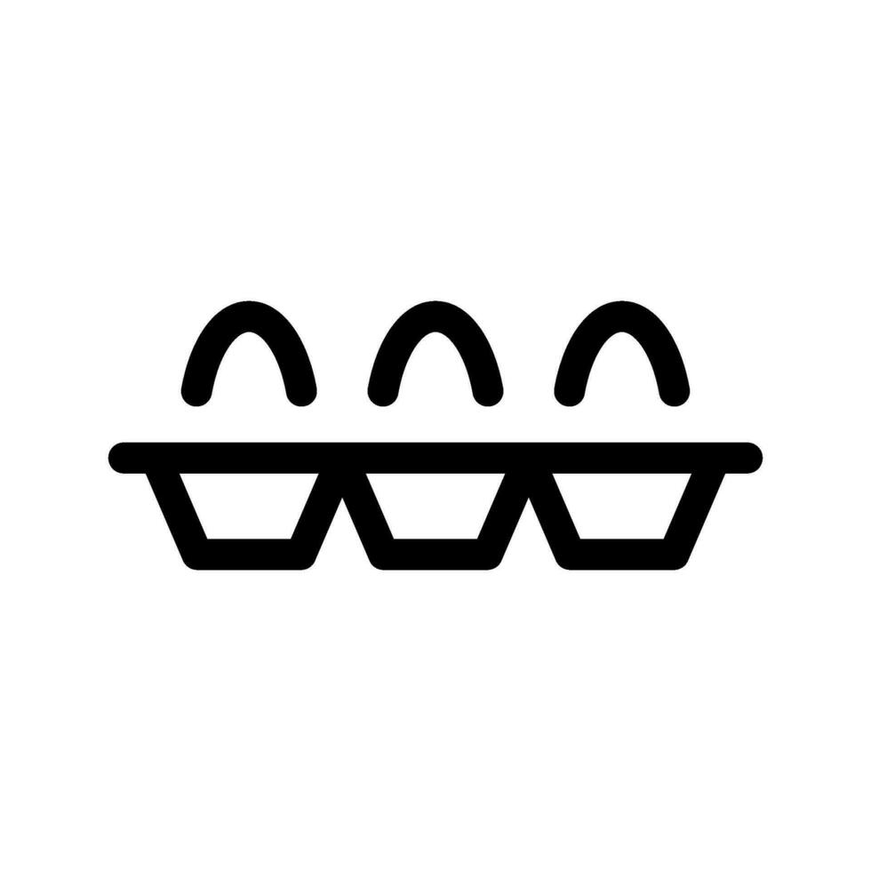 Eggs Icon Vector Symbol Design Illustration