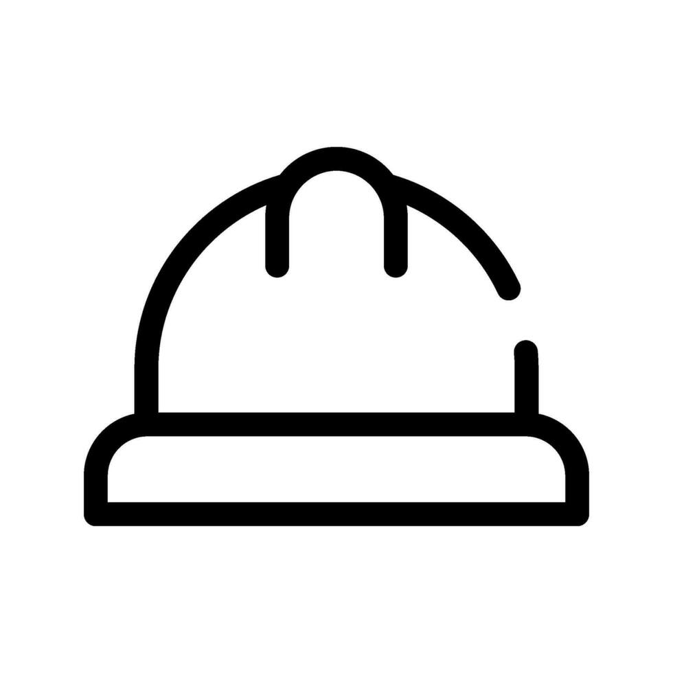 construcción sombrero icono vector símbolo diseño ilustración