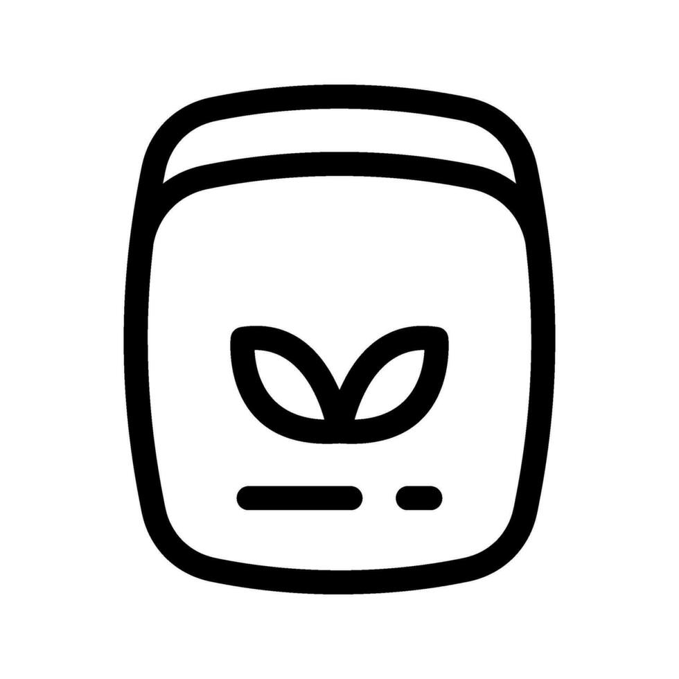 fertilizante saco icono vector símbolo diseño ilustración