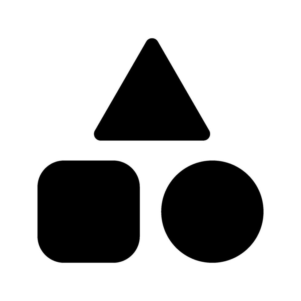 Geometry Icon Vector Symbol Design Illustration