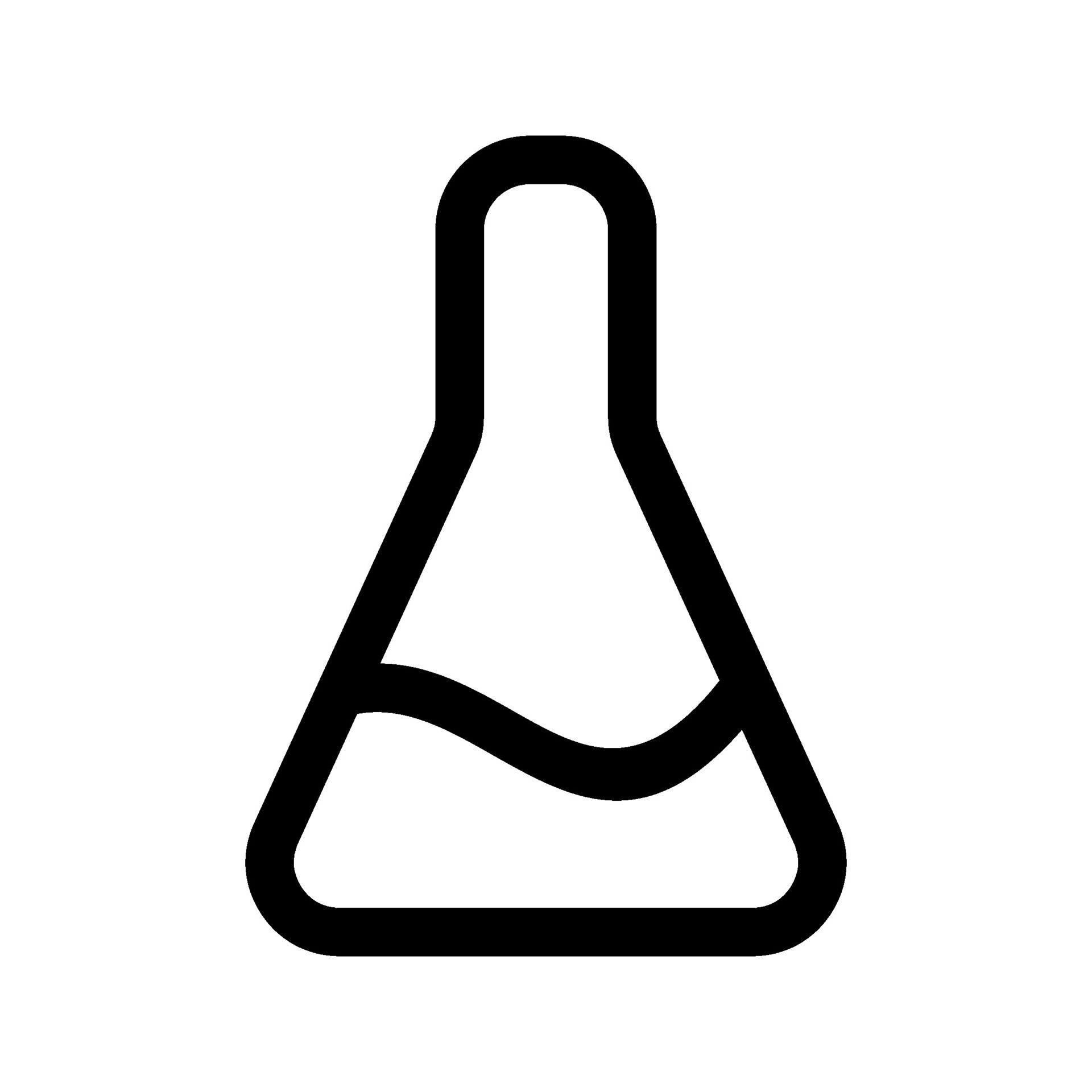 Flask Icon Vector Symbol Design Illustration 26627461 Vector Art at ...