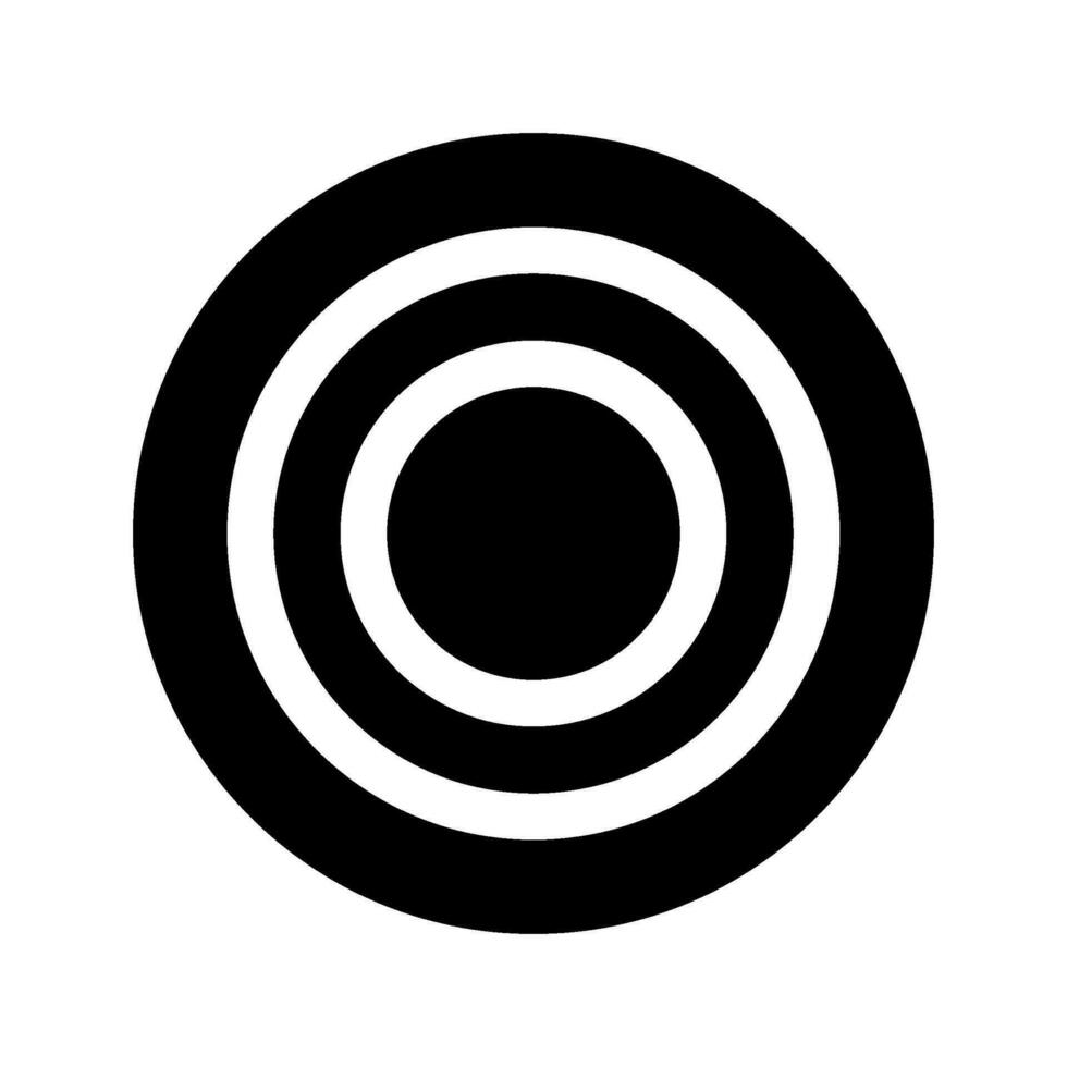 Target Icon Vector Symbol Design Illustration