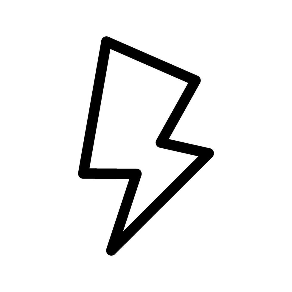 Lightning Icon Vector Symbol Design Illustration