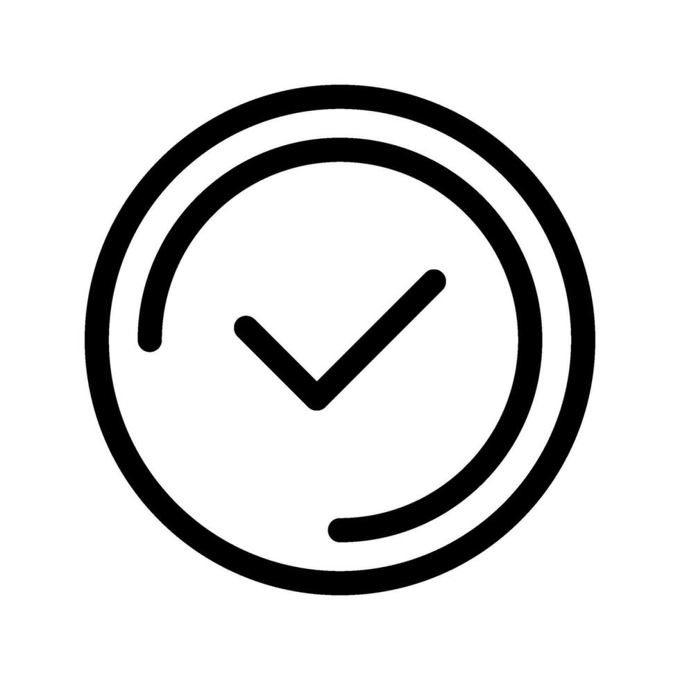 cheque marca icono vector símbolo diseño ilustración