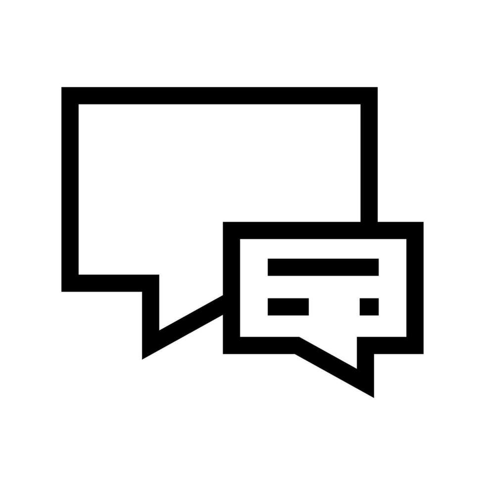 Chat Icon Vector Symbol Design Illustration