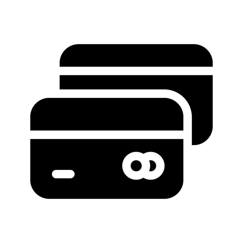 crédito tarjeta icono vector símbolo diseño ilustración