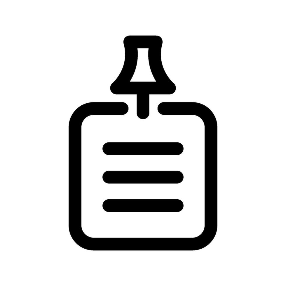 Note Icon Vector Symbol Design Illustration