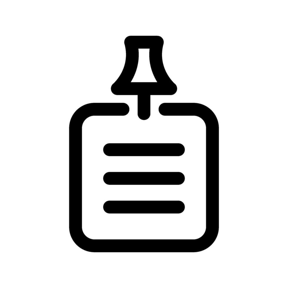 Note Icon Vector Symbol Design Illustration