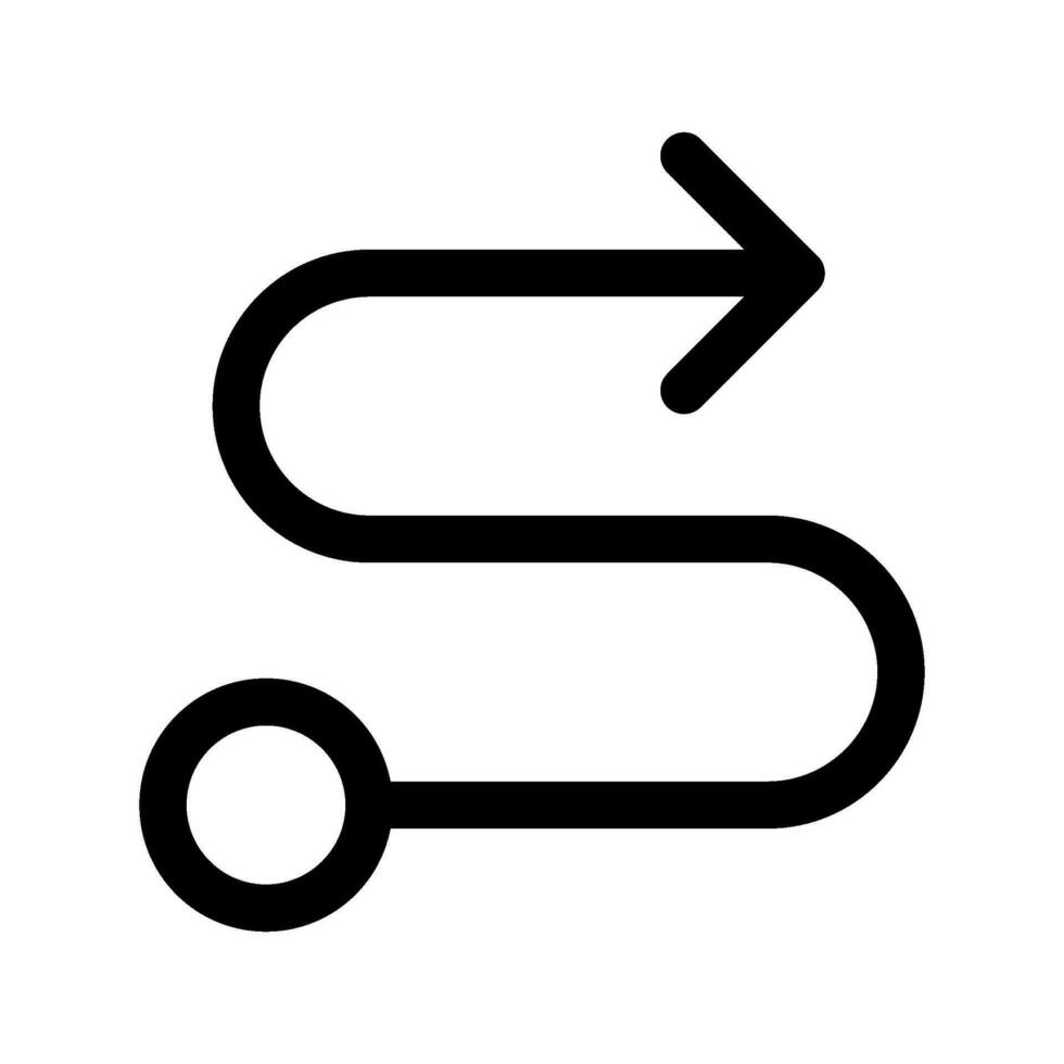 Route Icon Vector Symbol Design Illustration