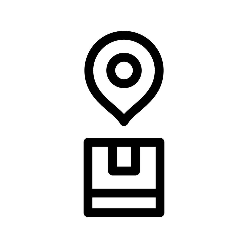 Delivery Location Icon Vector Symbol Design Illustration