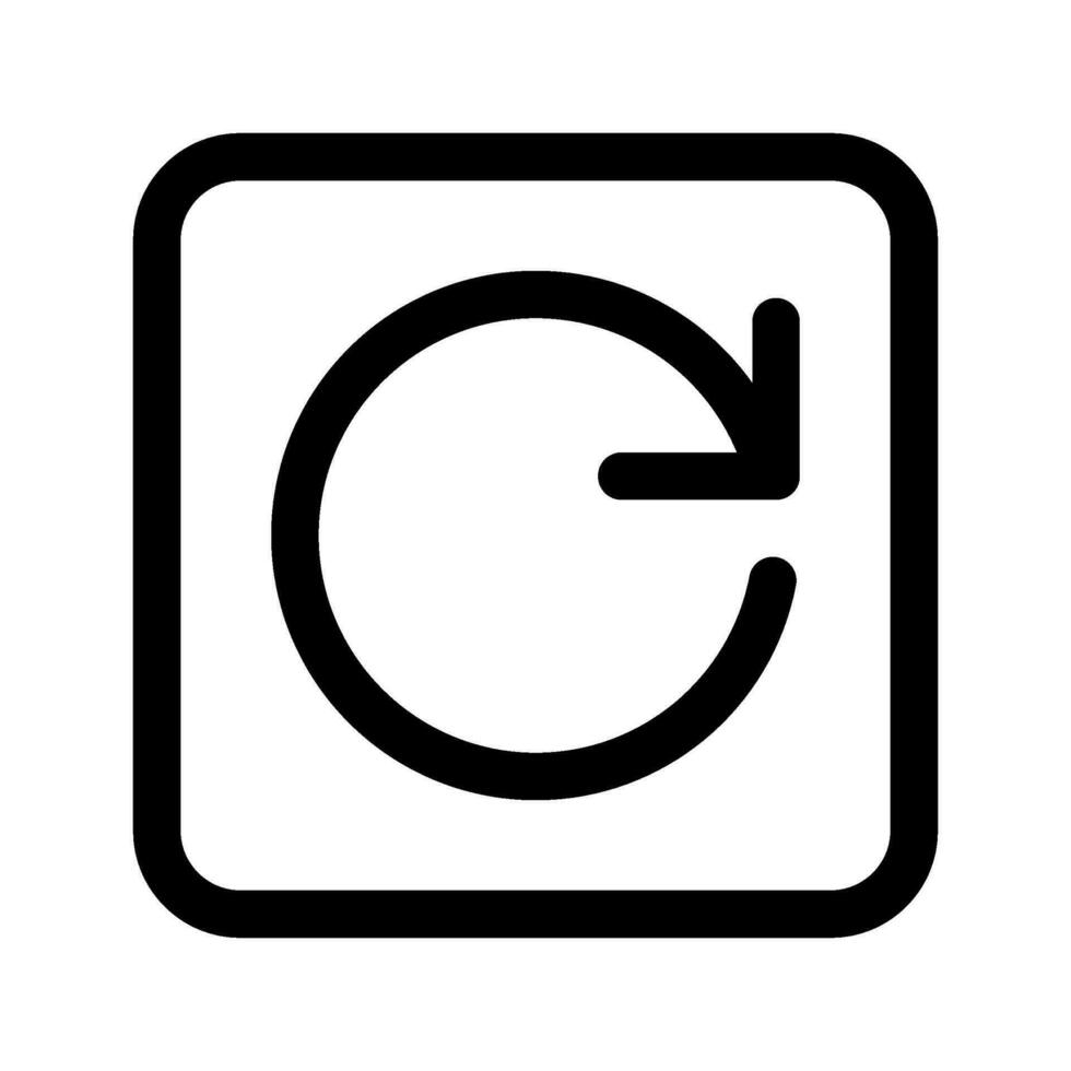 Replay Icon Vector Symbol Design Illustration