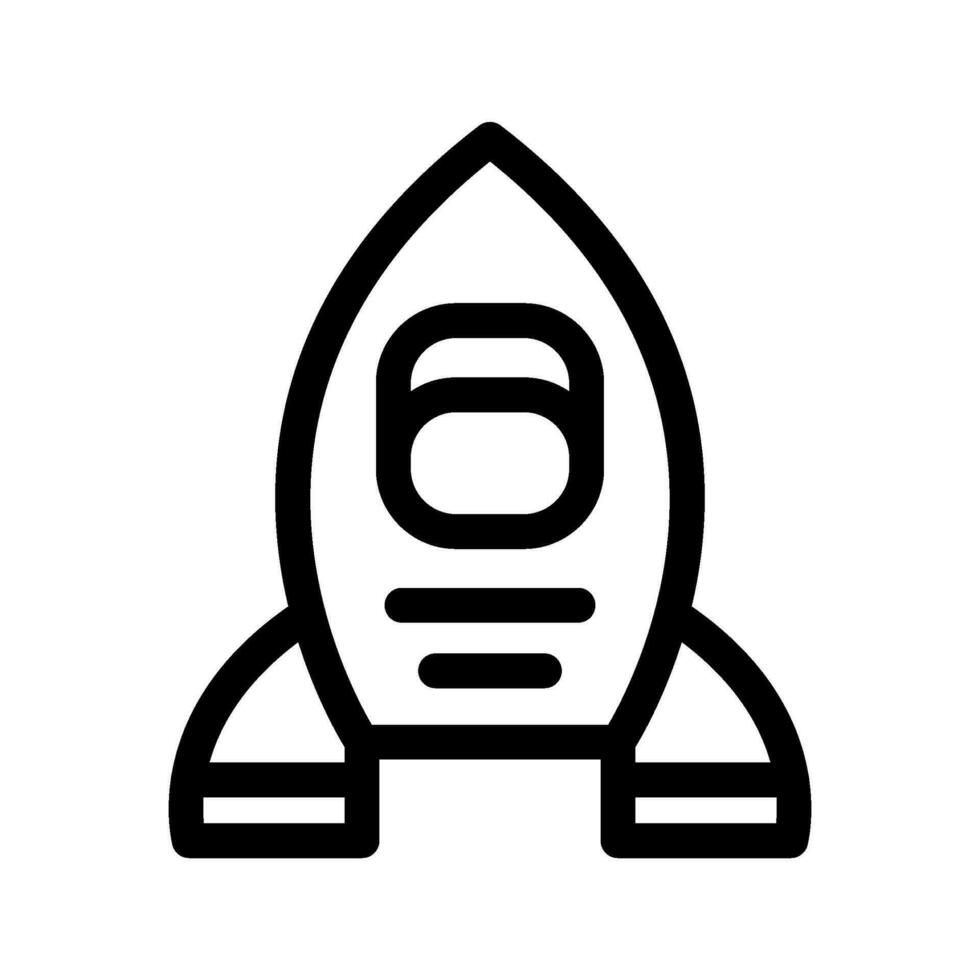 Space Shuttle Icon Vector Symbol Design Illustration