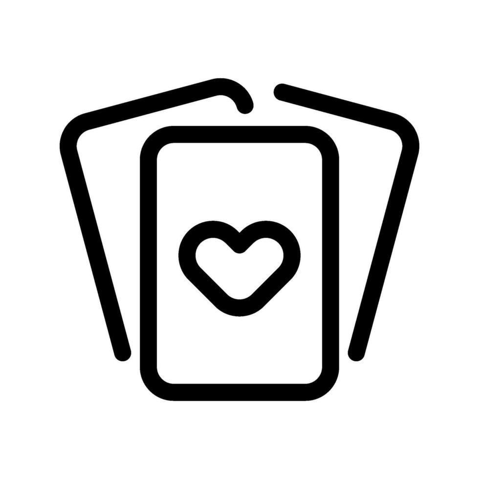 Playing Cards Icon Vector Symbol Design Illustration