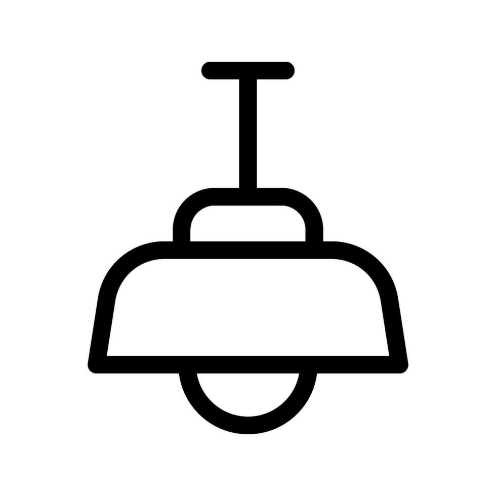 Ceiling Lamp Icon Vector Symbol Design Illustration