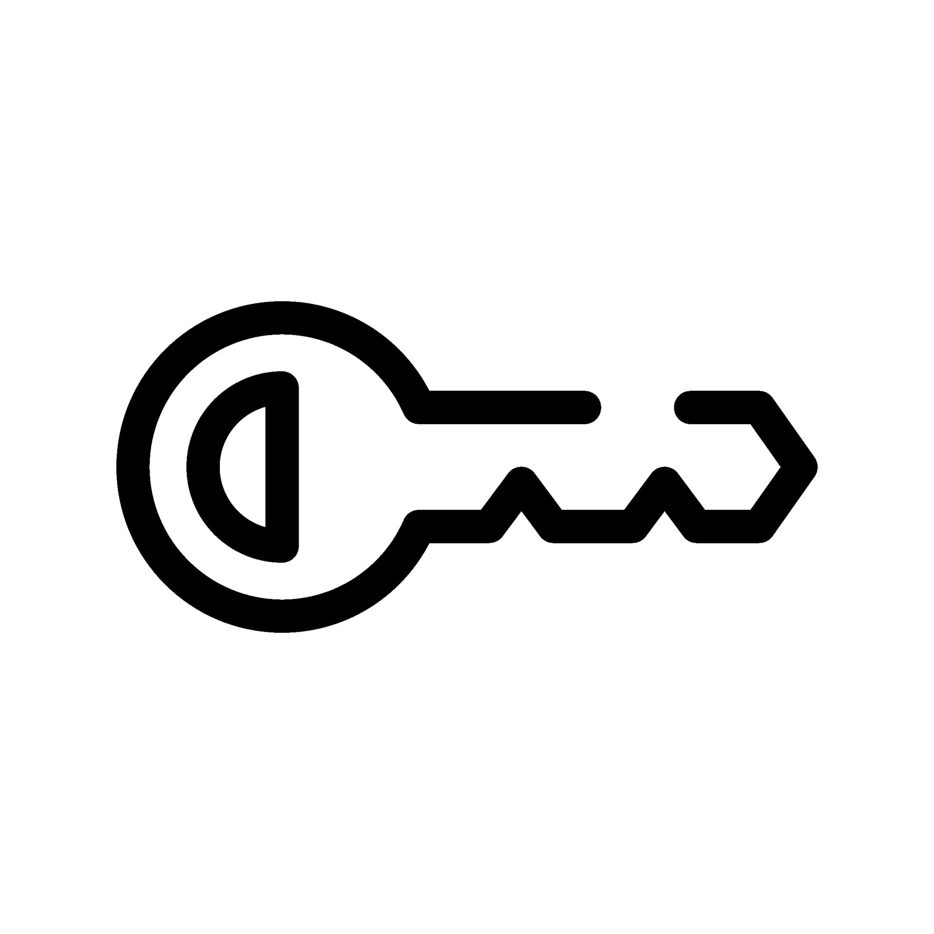 Ignition Key Icon Vector Symbol Design Illustration 26627667 Vector Art