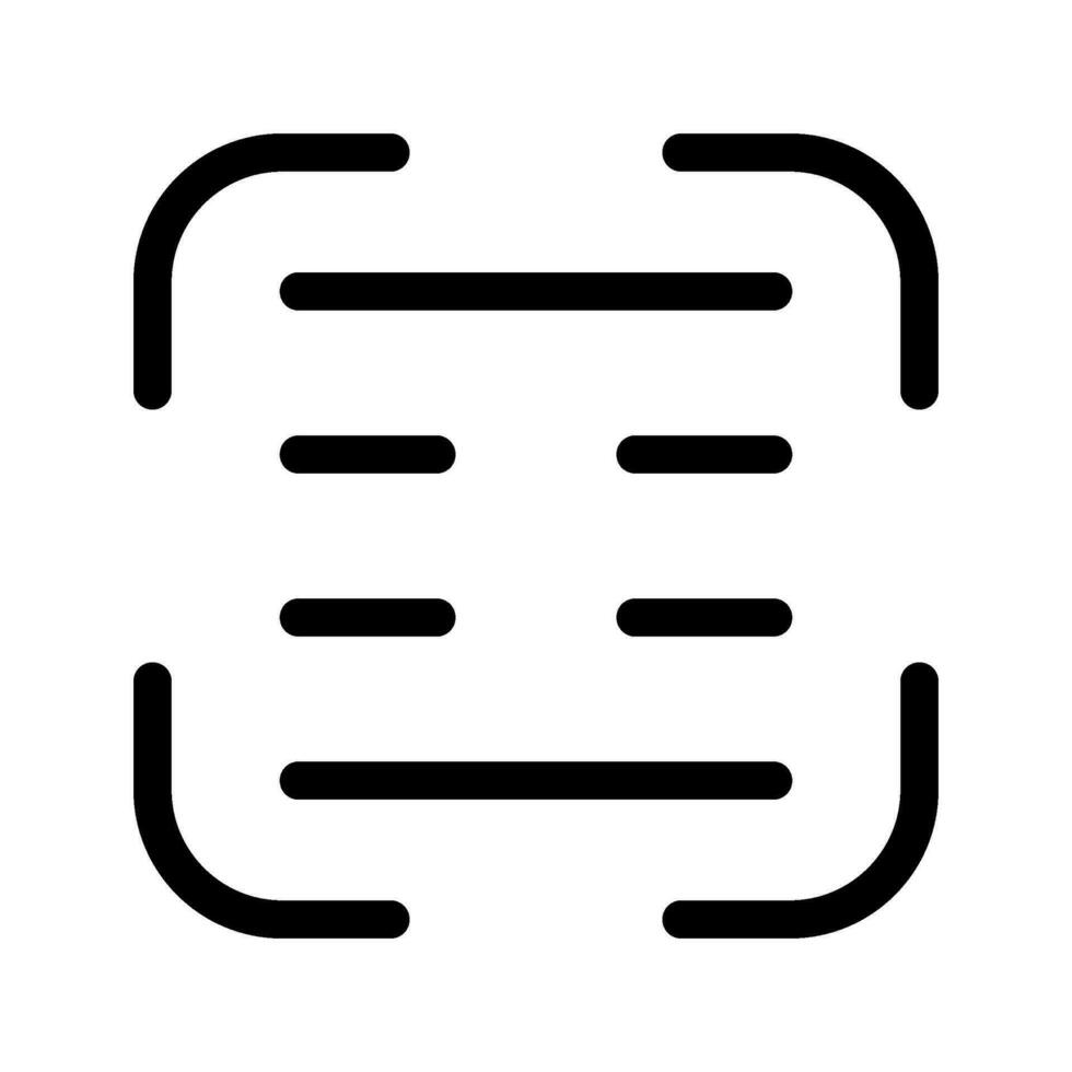 Scan Icon Vector Symbol Design Illustration