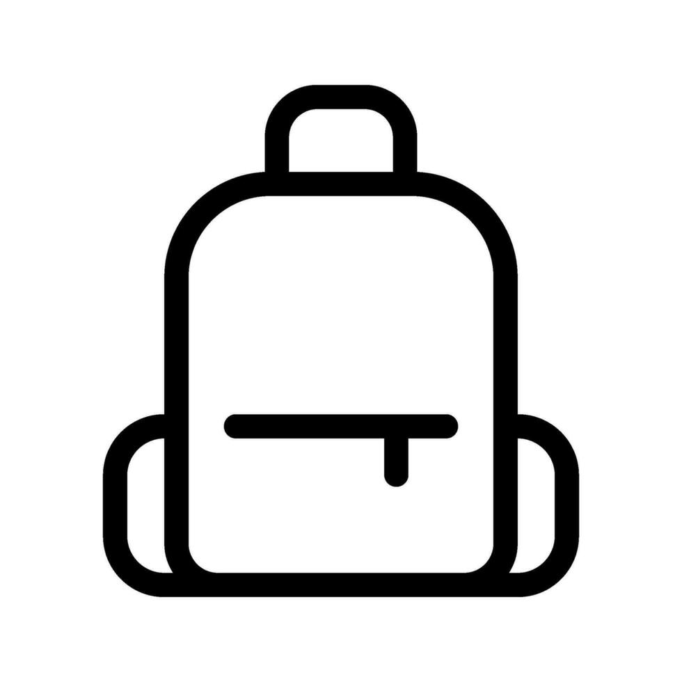 mochila icono vector símbolo diseño ilustración