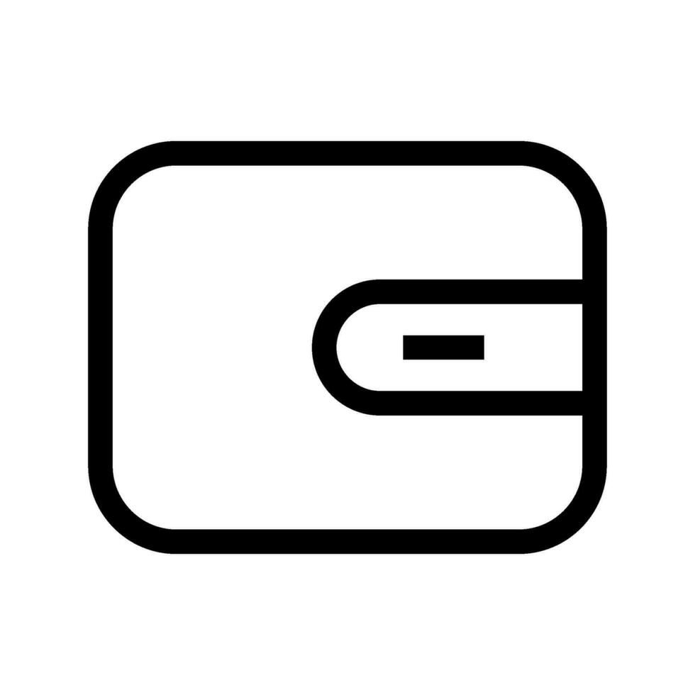 Wallet Icon Vector Symbol Design Illustration