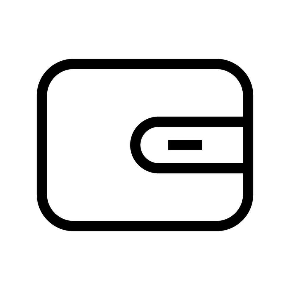 Wallet Icon Vector Symbol Design Illustration