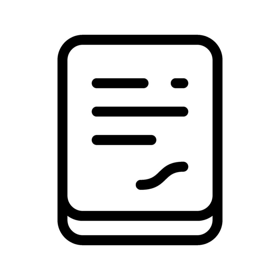 Document Signed Icon Vector Symbol Design Illustration