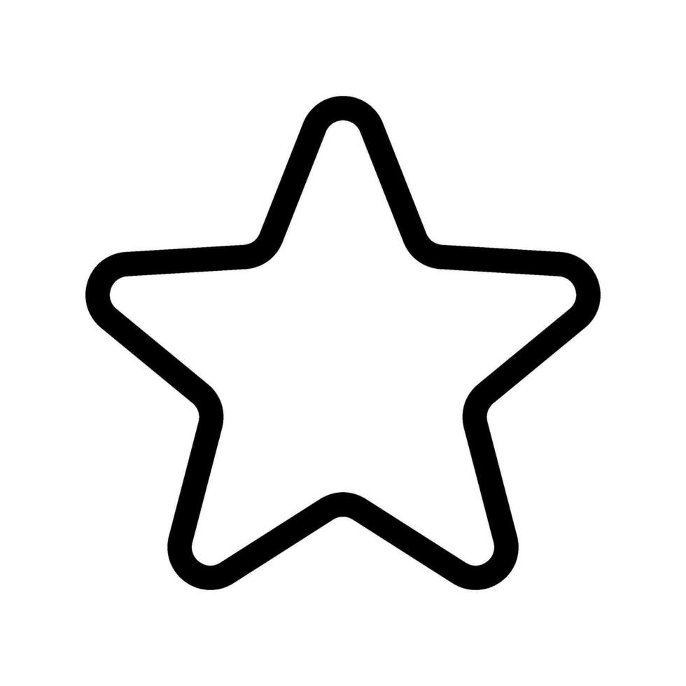 Star Icon Vector Symbol Design Illustration