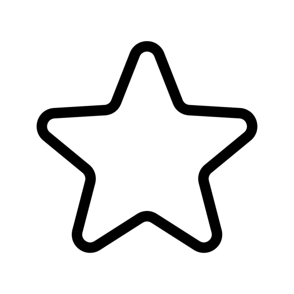 Star Icon Vector Symbol Design Illustration