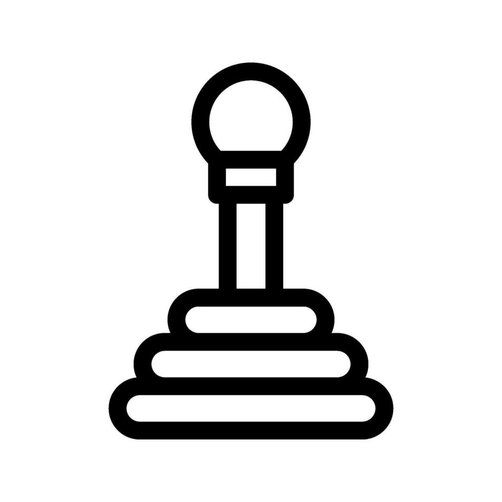 Stick Shift Icon Vector Symbol Design Illustration