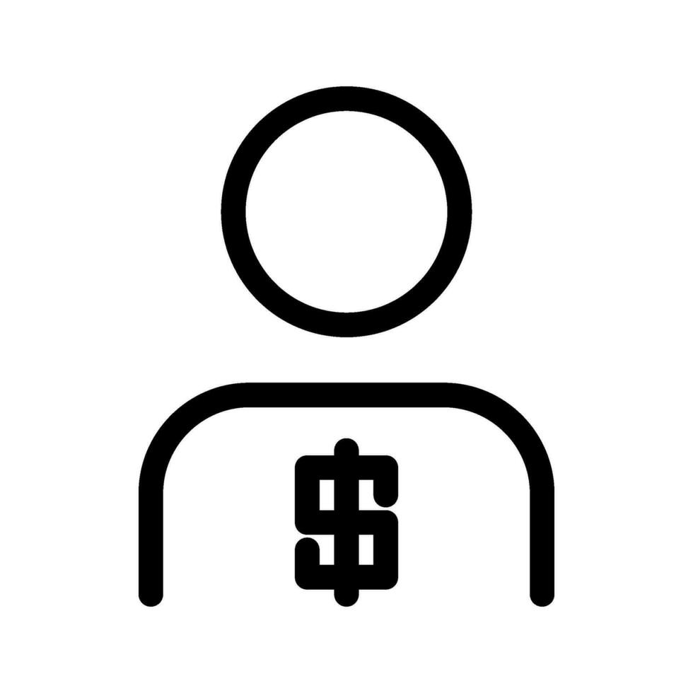 Trader Icon Vector Symbol Design Illustration