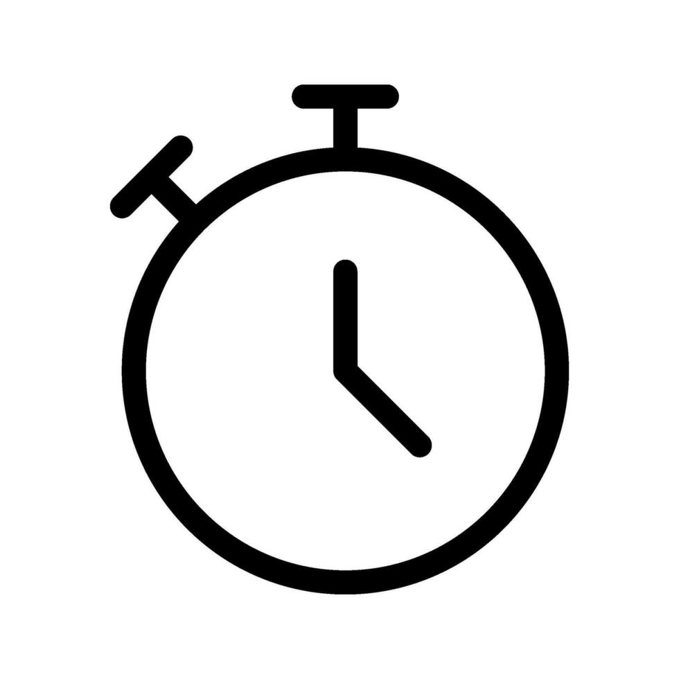 Stopwatch Icon Vector Symbol Design Illustration