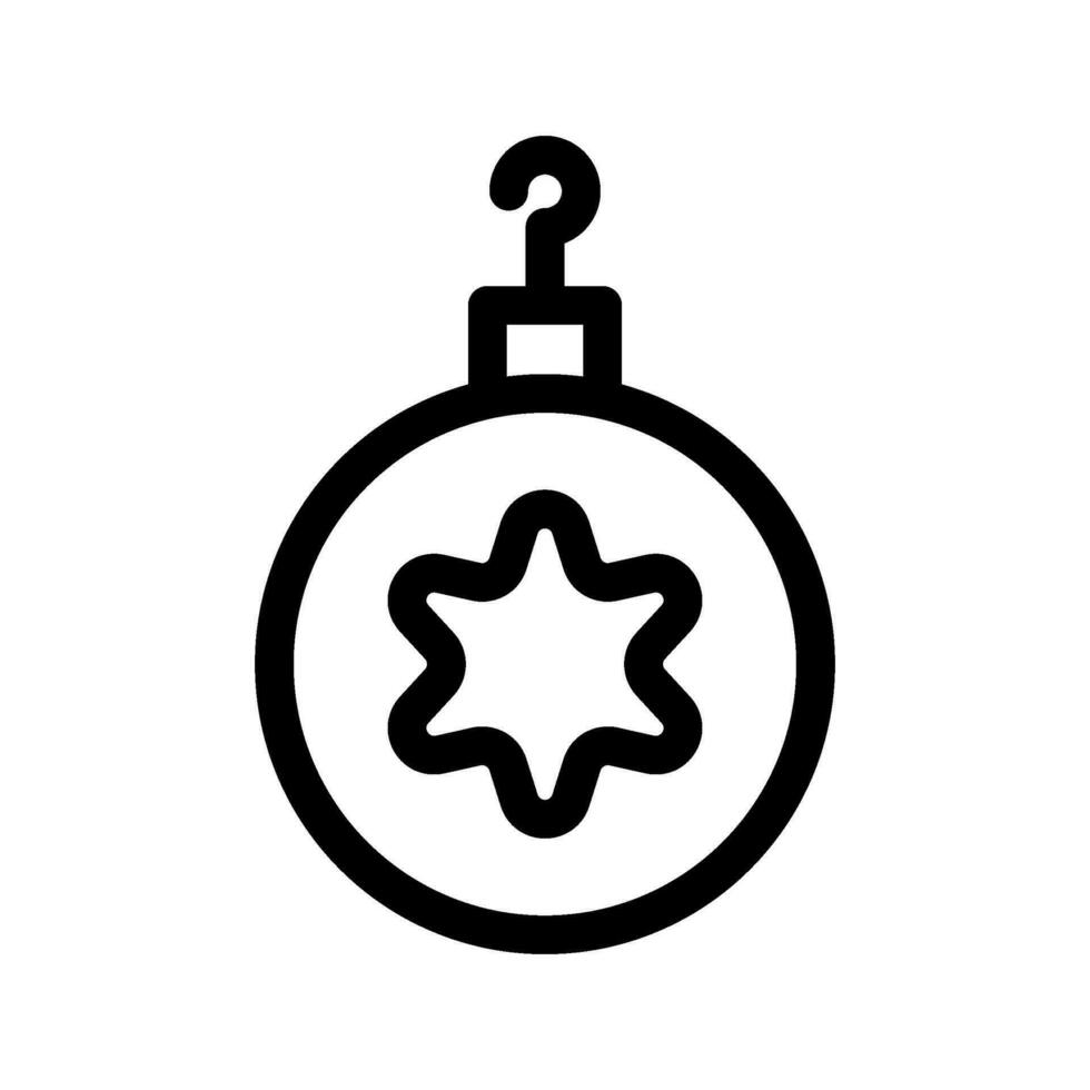 Bauble Icon Vector Symbol Design Illustration