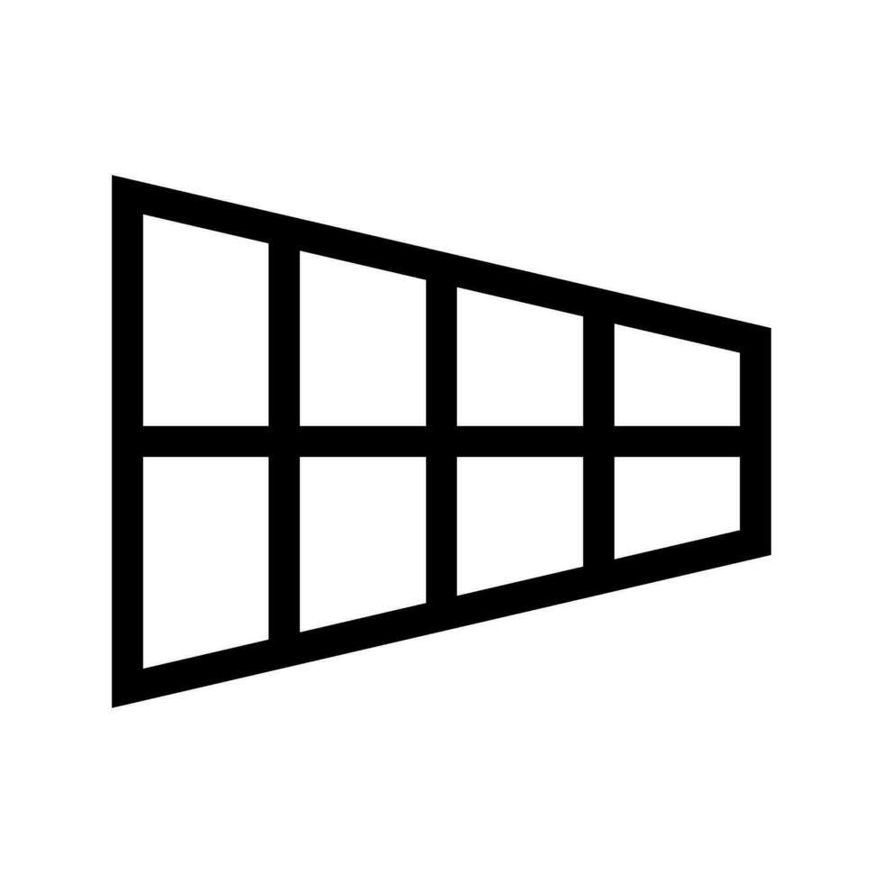 Perspective Icon Vector Symbol Design Illustration
