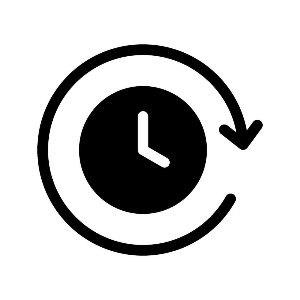 Forward Time Icon Vector Symbol Design Illustration