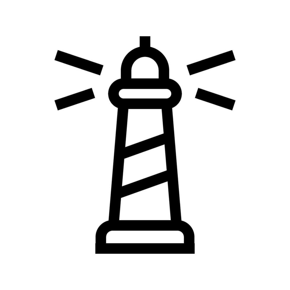 Lighthouse Icon Vector Symbol Design Illustration