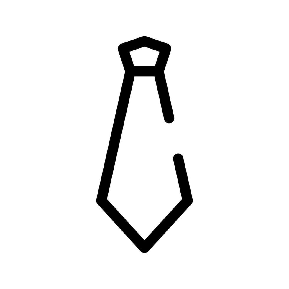Tie Icon Vector Symbol Design Illustration