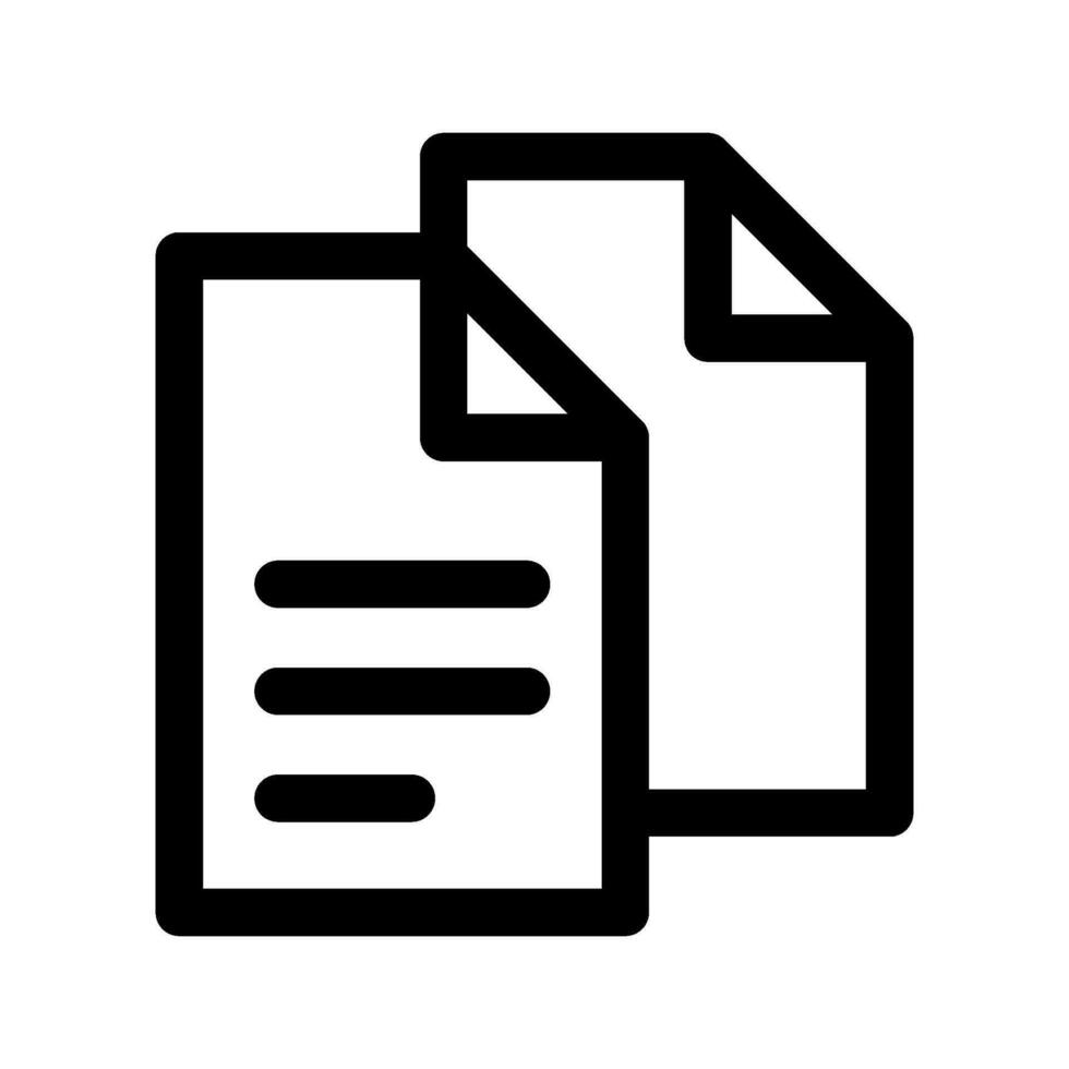 Copy Icon Vector Symbol Design Illustration