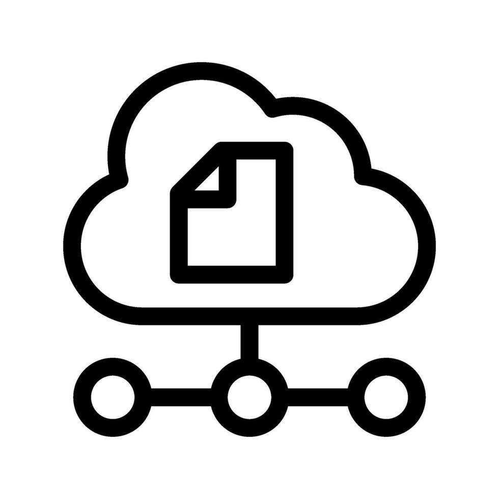 Cloud Icon Vector Symbol Design Illustration