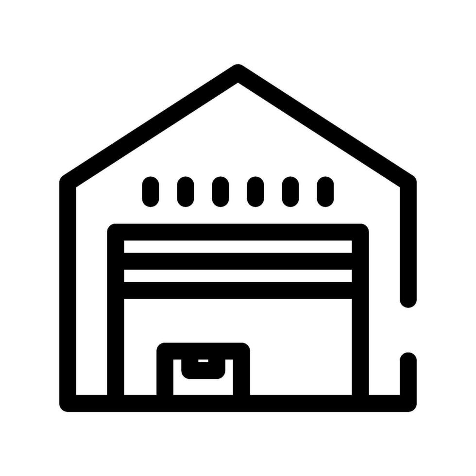 Warehouse Icon Vector Symbol Design Illustration